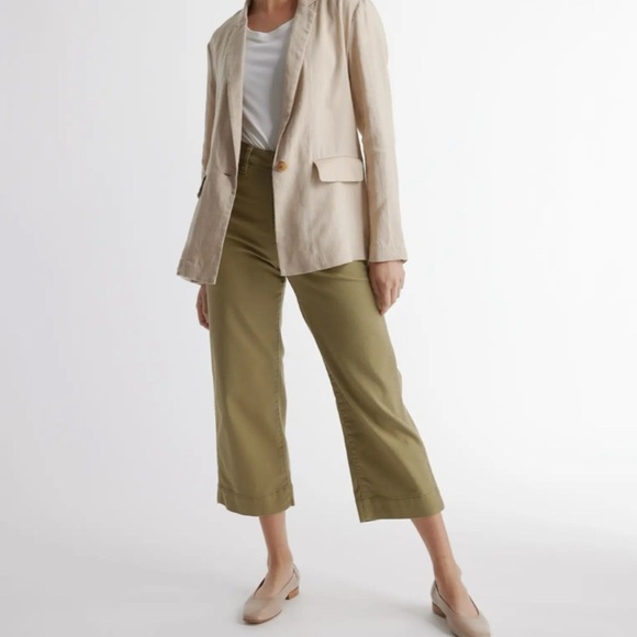 Quince 100% European Linen Blazer $178 Size L - Picture 6 of 7